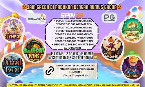 WELCOME TO SPIN39 SITUS TERGACOR SAAT INI SPIN TERUS SAMPAI MAXWIN!!!